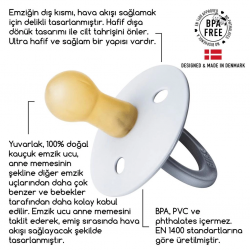 Mey İthalat®   Kauçuk Emzik 6-18 Ay Cloud Glow