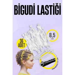 Mey İthalat® Bigudi Lastiği Perma Lastikleri 36 ADET