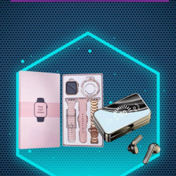 Mey İthalat® Bileklikli Amoled Ekran Akıllı Saat ve Dijital Göstergeli Kablosuz Bluetooth Kulaklık ANC/ ENC