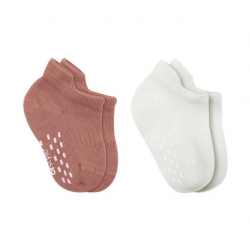 Mey İthalat®   2'Li Sneakers Kaymaz Colours Penye Çorap 20104 Ekru Pudra