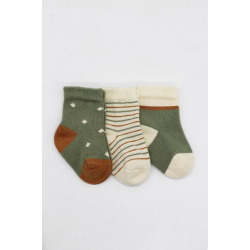 Mey İthalat®   3'Lü Penye Kız Soket Çorap 10112 Nil