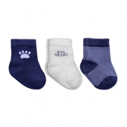 Mey İthalat®   3'Lü Penye Soket Çorap 10110 İndigo