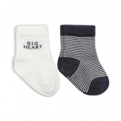 Mey İthalat®   2'Li Big Heart Penye Soket Çorap 10117 Antrasit