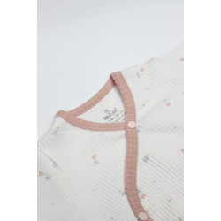 Mey İthalat® 2'li Yarım Kol Badi 17119 Ekru Gül Kurusu