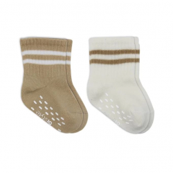 Mey İthalat®   2'Li Çemberli Kaymaz Soket Çorap 10125 Bej-Ekru