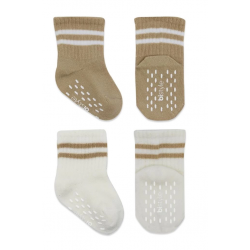 Mey İthalat®   2'Li Çemberli Kaymaz Soket Çorap 10125 Bej-Ekru