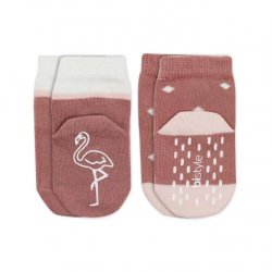 Mey İthalat®   2'Li Hayvan Figür Kaymaz Kız Soket Çorap 10120 Pudra