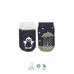 Mey İthalat®   Hayvan Figürlü Kaymaz Erkek Soket Çorap 2'Li BS10119 Antrasit