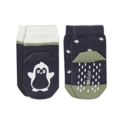 Mey İthalat®   Hayvan Figürlü Kaymaz Erkek Soket Çorap 2'Li BS10119 Antrasit