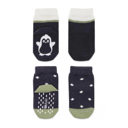 Mey İthalat®   Hayvan Figürlü Kaymaz Erkek Soket Çorap 2'Li BS10119 Antrasit