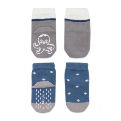 Mey İthalat®   Hayvan Figürlü Kaymaz Erkek Soket Çorap 2'Li BS10119 İndigo