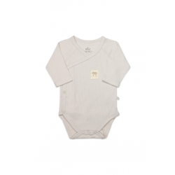 Mey İthalat®   Organic Modal Flying Balloons Kruvaze Uzun Kol Body BS17121 Bej