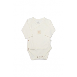 Mey İthalat®   Organic Modal Flying Balloons Kruvaze Uzun Kol Body BS17121 Ekru