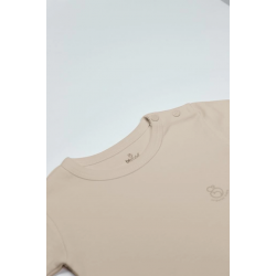 Mey İthalat®   Organik Natural Basic Style Yarım Kol Body BS17103 Bej