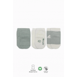 Mey İthalat®  Puanlı Kaymaz Penye Soket Çorap 3'Lü BS10108 Nil (ADET FİYATIDIR)