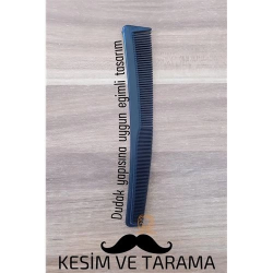 Mey İthalat® Bıyık Kesim ve Tarama Tarağı Eğimli Bıyık Tarağı