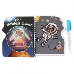 Mey İthalat® BK002 Gepettoys, Sihirli Boyama Kitabı Çeşitleri