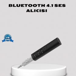 Mey İthalat® Bluetooth 4.1 Müzik Alıcısı 3.5mm Aux Girişli Mini Kablosuz Adaptör