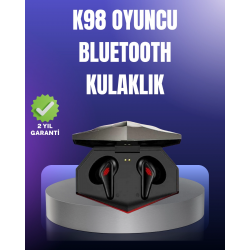 Mey İthalat® Bluetooth 5.0 Kablosuz Gaming Kulaklık Suya Dayanıklı