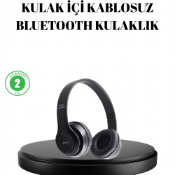 Mey İthalat® Bluetooth 5.0 Kablosuz Kulaklık – Extra Bass, TF Kart Desteği, 3.5mm AUX Girişli