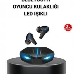 Mey İthalat® Bluetooth 5.0 Oyun ve Müzik Kulaklığı – 3D Ses Kalitesi
