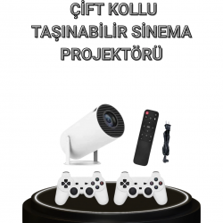 Mey İthalat® Bluetooth 5.0 ve Wi-Fi 6 Akıllı 4K Projeksiyon