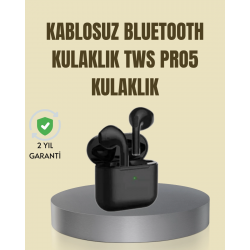 Mey İthalat® Bluetooth 5.1 Teknolojili TWS Pro 5 – Güçlü ve Kararlı Bağlantı