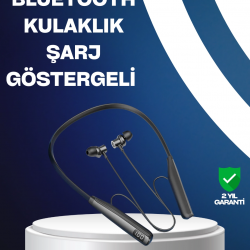 Mey İthalat® Bluetooth 5.3 Boyun Bantlı Kulaklık – Oyun ve Müzik Modu, SD Kart Desteği