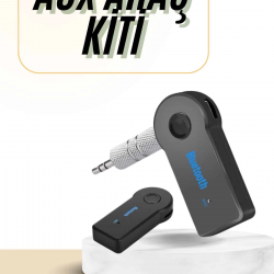 Mey İthalat® Bluetooth Araç Kiti Aux Çıkışlı  Telefon Müzik Alıcı Tüm Cihazlara Uyumlu