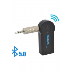 Mey İthalat® Bluetooth Araç Kiti Aux Çıkışlı  Telefon Müzik Alıcı Tüm Cihazlara Uyumlu
