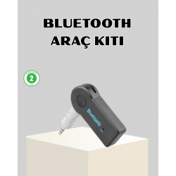 Mey İthalat® Bluetooth Araç Kiti AUX MP3 Çalar Kablosuz Eller Serbest Cihaz