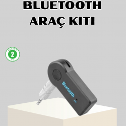 Mey İthalat® Bluetooth Araç Kiti AUX MP3 Çalar Kablosuz Eller Serbest Cihaz