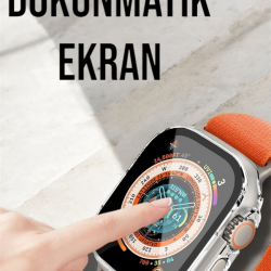 Mey İthalat® Bluetooth Bağlantılı 49MM Dokunmatik Akıllı Saat Sağlık ve Spor Takip Özellikli