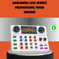 Mey İthalat® Bluetooth Bağlantılı Karaoke ve Yayın Ses Kontrol Ünitesi