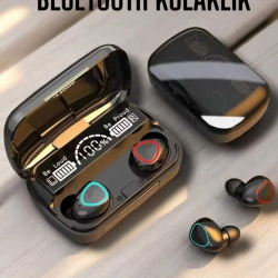 Mey İthalat® Bluetooth Bağlantılı Suya Dayanıklı, Uzun Pil Ömürlü Kablosuz Kulaklık