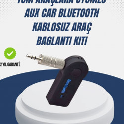 Mey İthalat® Bluetooth Destekli AUX Müzik ve Konuşma Cihazı