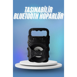 Mey İthalat® Bluetooth Hoparlör Android ve İOS Uyumlu Ses Bombası USB Girişli Taşınabilir