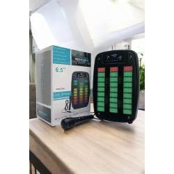 Mey İthalat® Bluetooth  Hoparlör Mikrofonlu Speaker Taşınabilir Şarjlı
