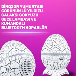 Mey İthalat® Bluetooth Hoparlör Özellikli 7 Renkli Gece Aydınlatması