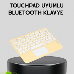 Mey İthalat® Bluetooth Kablosuz Klavye – İnce Slim Model, Tablet ve Akıllı TV Uyumlu, Sessiz Tuşlu Taşınabilir Klavye