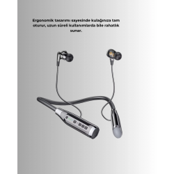 Mey İthalat® Bluetooth Kablosuz Kulaklık – Gürültü Önleme, Dokunmatik Kontrol, Şarj Kutulu