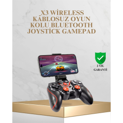 Mey İthalat® Bluetooth Kablosuz Oyun Kolu – Android iPhone PC Uyumlu