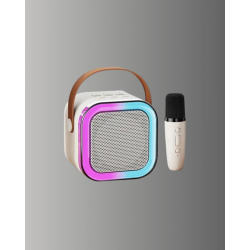 Mey İthalat® Bluetooth Karaoke Mikrofon ve Hoparlör Seti Taşınabilir