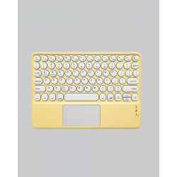 Mey İthalat® Bluetooth Klavye – Kablosuz, Sessiz Tuşlu, Android iOS Windows Uyumlu, Kompakt Taşınabilir Tasarım