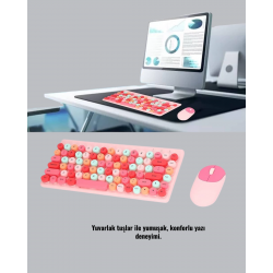 Mey İthalat® Bluetooth Klavye ve Mouse Seti