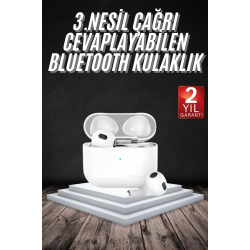 Mey İthalat® Bluetooth Kulaklık 3. Nesil Ios Android Uyumlu Yeni Nesil Wireless Charge