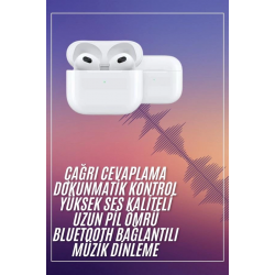 Mey İthalat® Bluetooth Kulaklık 3. Nesil Ios Android Uyumlu Yeni Nesil Wireless Charge