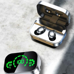 Mey İthalat® Bluetooth Kulaklık Çift Telefon Desteği ve Suya Dayanıklı Powerbankli