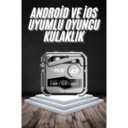 Mey İthalat® Bluetooth Kulaklık Dokunmatik Kontrol Tws kablosuz kulaklık Hi-fi Stereo