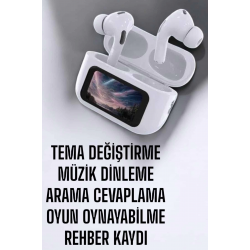 Mey İthalat® Bluetooth Kulaklık Kulakiçi Güçlü Ses Kaliteli Sesli Asistan